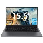 15.6 Inch Gaming Laptop - AMD Ryzen 7 5825U Processor (8C/16T,2.0-4.5GHz),AMD Radeon Graphics,32GB DDR4 RAM 1TB NVMe SSD Laptop Computer with Backlit KB,Fingerprint Reader,Webcam Switch (32GB | 1TB)