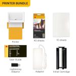 KODAK Dock Plus 4PASS Instant Photo Printer, 4x6” Portable Picture Printer, Bluetooth & Dock 2-in-1 Home and Gift Printer for iPhone & Android, 50 Sheets Bundle