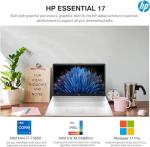 HP 17 Touchscreen Laptop Computer, 17.3" HD+ Touch Screen Business PC, Intel Core i7, 32GB RAM 2TB SSD, Windows 11 Pro, Lifetime Office, 10 key Numeric Backlit Keyboard, Fingerprint Reader