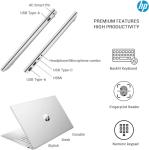 HP 17 Touchscreen Laptop Computer, 17.3" HD+ Touch Screen Business PC, Intel Core i7, 32GB RAM 2TB SSD, Windows 11 Pro, Lifetime Office, 10 key Numeric Backlit Keyboard, Fingerprint Reader