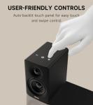 Edifier M60 Multimedia Speaker Bluetooth 5.3, 66W RMS, Hi-Res Audio & Hi-Res Wireless Audio, LDAC,3" Mid Bass & 1" Tweeter, USB-C & Aux Inputs, Compact Desktop Speaker – Black