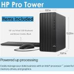 HP Desktop Tower Pro | 13th Intel Core Ultra-Fast CPU (Quad Cores, w/Turbo-Boost 4.5GHz) | 64GB RAM, 2TB Storage | Wi-Fi, Bluetooth | HDMI, USB, VGA, DVD-W, RJ-45| Keyboard & Mouse | Wins 11 Pro
