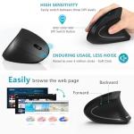 Lekvey Rechargeable Vertical Ergonomic Wireless Mouse