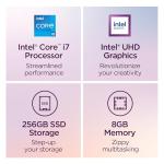 Lenovo 14 G4 - Laptop for Business - Intel Core i7-13620H - 14" FHD Display - 8GB RAM (upgradable to 16GB) - 256GB Storage (upgradable to 1TB) - Windows 11 Home - Thin & Portable - Business Black