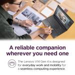 Lenovo 14 G4 - Laptop for Business - Intel Core i7-13620H - 14" FHD Display - 8GB RAM (upgradable to 16GB) - 256GB Storage (upgradable to 1TB) - Windows 11 Home - Thin & Portable - Business Black