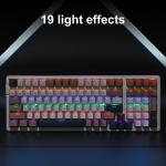 Wireless Mechanical Keyboard, Triple Mode 2.4G/USB-C/BT Gaming Keyboards 100 Keys RGB Backlit, Brown Switch Rechargeable | Brown Combo