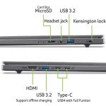 Acer Aspire 16 AI Copilot+ PC | 16" WUXGA 120Hz Multi-Touch Display | Snapdragon X | NPU: 45 Tops - GPU: Up to 1.7 TFLOPs | 16GB LPDDR5X | 512GB PCIe Gen 4 SSD | Wi-Fi 7 | A16-11MT-X669