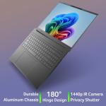 Acer Aspire 16 AI Copilot+ PC | 16" WUXGA 120Hz Multi-Touch Display | Snapdragon X | NPU: 45 Tops - GPU: Up to 1.7 TFLOPs | 16GB LPDDR5X | 512GB PCIe Gen 4 SSD | Wi-Fi 7 | A16-11MT-X669