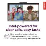 Lenovo IdeaCentre Everyday Tasks 24" Full HD All-in-One Desktop Computer • Lifetime Office 365 for The Web • Intel 4-Cores • 512GB External and 256GB SSD • 8GB RAM • Wired Keyboard and Mouse • Win11