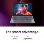 Lenovo IdeaPad Slim 3X - 2025 - Everyday AI Laptop - Copilot+ PC - 15.3" WUXGA Display - 16 GB Memory - 512 GB Storage - Qualcomm® Snapdragon® X - Luna Grey