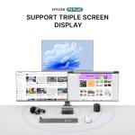 BOSGAME P3 Mini Gaming PC AMD Ryzen 7 7840HS | 32GB DDR5 RAM | 1TB PCIe 4.0 NVMe SSD | Dual Gigabit Ethernet | Triple Display (HDMI/DP/USB-C) | AX210 Wi-Fi 6E | BT 5.2 | Compact Desktop Computer