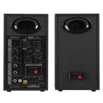 Edifier MR3 Powered Studio Monitor Speakers, Hi-Res Audio Certified Bluetooth V5.4 Active Bookshelf Loudspeakers, 2.0 Computer Speaker with Headphone Output RCA AUX Balanced TRS Input - Black (Pair)