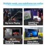 suevery Desktop Computers,32G RAM,1TB NVMe SSD,Core i5-12400F,RTX 3050 6G,Prebuilt Gaming PC,Tower Computer Gamer,Work,VR,4K,Home and Business WiFi 6 White