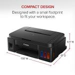 Canon G3200 All-In-One Wireless Supertank (MegaTank) Printer| Copier| Scanner| and Mobile Printing, Black, 6.5" x 17.6" x 13" (0630C002)