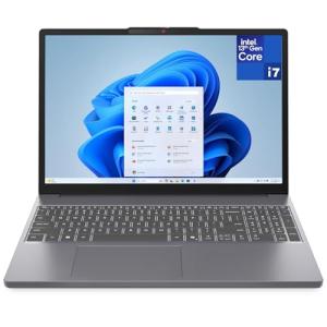 Lenovo 15" Laptop Computer for Home Business, Intel 10-Core i7-13620H (Beat Ultra 7 255U), WiFi 6, Bluetooth 5.2, FHD+ Copilot AI PC, Type-C, Luna Grey, Windows 11 Pro (24GB DDR5 RAM, 1TB PCIe SSD)