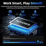 SGIN Windows 11 Laptop, 18.5 Inch Laptops with 16GB RAM 1024GB SSD, Office 365, Celeron N5095 Quad-Core(Up to 2.9GHz), Cooling Fan, WiFi 6, 8000mAh, HDMI, Business Student Computer for Work, School