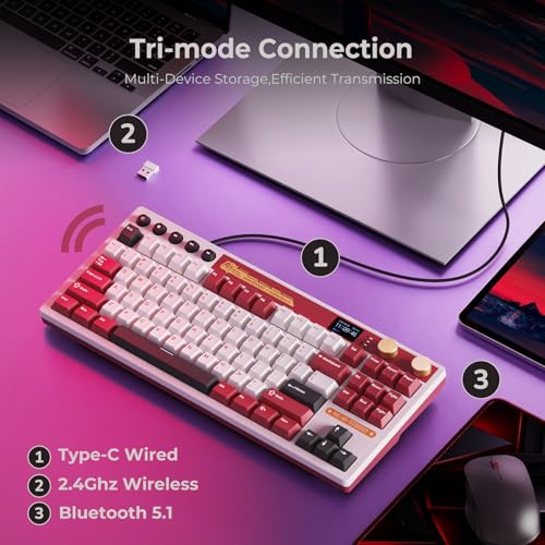 RK Royal Kludge M87 Wireless RGB Mechanical Keyboard