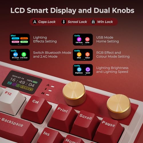 RK Royal Kludge M87 Wireless RGB Mechanical Keyboard