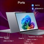 Lenovo IdeaPad Slim 3 Touchscreen Laptop (15.3" FHD+, AMD Ryzen 5 8540U (> Intel i7-1355U), 16GB RAM, 512GB SSD) for Business, Home, 1080p IR Webcam, Backlit, 14-Hr Battery Life, Wi-Fi 6, Win 11 Pro