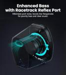 Edifier G1000 II Desktop Computer Speakers for Gaming, 2.5" Full-Range Driver & Enhanced Bass, Bluetooth 5.4 USB-C AUX, 9 Dynamic RGB Lighting Modes for PC - Black