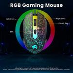 Dell OptiPlex Desktop RGB Computer PC, Intel Core i7 Quad-Core Processor, 16GB RAM, 512GB SSD, 24 Inch HDMI Monitor, RGB Keyboard Mouse and Headset, WiFi, Windows 11 Pro (Renewed)