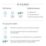 HP Laserjet Pro 4001n Black & White Printer (Renewed)