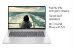HP 17 Laptop (17.3" FHD Anti-Glare, 16GB RAM, 512GB SSD, AMD Ryzen 5 7430U (> Intel i5-1334U)), Webcam, Long Battery Life, Fast Charge, Numeric Pad, Win 11 Pro w/ Copilot, Business & Student – Silver