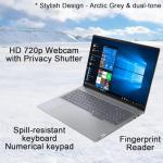 Lenovo ThinkBook 16 Gen 7 Business Laptop (16" FHD+ Anti-Glare, AMD Ryzen 5 7533HS (> i7-1255U), 16GB DDR5 RAM, 512GB SSD), Fingerprint Reader, Webcam, Ethernet, Wi-Fi 6, Win 11 Pro w/ Copilot, Grey