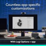 Logitech MX Master 3S Bluetooth Edition Wireless Mouse, No USB Receiver - Ultra-Fast Scrolling, Ergo, 8K DPI, Track on Glass, Quiet Clicks, Works with Apple Mac, Windows PC, Linux, Chrome - Graphite