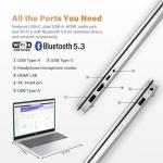 HP Flagship 17 Touchscreen Laptop Computer - 17.3" Anti-Glare HD+ Display, Windows 11 Pro, Copilot, AMD Ryzen 5 7430U (up to 4.3GHz), Wi-Fi 6, Fast Charge, Numeric Keypad | 16GB RAM + 1TB SSD