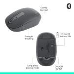Logitech M196 Bluetooth Wireless Mouse, Compact and Portable Mouse for Laptops, Tablets and More, 12-Month Battery, Smooth Tracking, Compatible with PC and Mac, Windows and macOS - Graphite