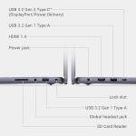 Dell 16 Laptop DC16256-16.0-inch 16:10 FHD+ Anti-Glare Non-Touch 300nits Display, AMD Ryzen 7 250, AMD Radeon Graphics, 16GB Memory, 1TB SSD, Backlit English Keyboard with Fingerprint Reader