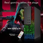 Dell Gaming OptiPlex Desktop RGB Computer PC, Intel Core i7, GeForce GT 1030 2GB GDDR5, 16GB RAM, 512GB SSD, 24 Inch HDMI Monitor, Keyboard Mouse and Headset, WiFi, Windows 11 Pro (Renewed)