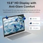 HP Pavilion 15.6" Laptop | 13th Gen Intel Core i3 Processor | 16GB DDR4 RAM | 640GB Storage (128GB PCIe SSD + 512GB External) | AI-Enhanced Windows 11 | Privacy Webcam | Up to 11.5 Hrs Battery