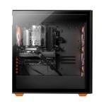 iBUYPOWER Scale Orange Gaming PC Desktop Computer (AMD Ryzen 5 5500 CPU, NVIDIA GeForce RTX 3050 6GB GPU, 16GB DDR4 Non-RGB 3200MHz RAM (8x2), 500GB NVMe SSD, WiFi Ready, Windows 11 Home) - SCA5N3501