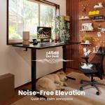 ErGear Height Adjustable Electric Standing Desk - Black