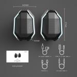 IBALL·BOX Computer Speakers for Desktop PC, Gaming PC Speakers for Desktop – USB-C, Bluetooth 5.3, 3.5mm AUX, AC Powered External Audio with Rich Stereo bass, Laptop/Mac, RGB Lights, White, 30W