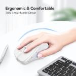 TECKNET Wireless Ergonomic Mouse with 6 Buttons