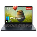 Lenovo 15.6" Laptop Computer for Business and Student, Intel Dual Core Processor, 32GB DDR4 RAM, 1TB PCIe SSD, WiFi 6, BT 5.2, Type-C, HDMI, Numeric Keypad, Abyss Blue, Windows 11 Home