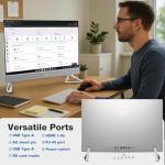 Dell 27" FHD Touchscreen All-in-One Desktop Computer, Intel Core 7-150U(Up to 5.4 GHz), GeForce MX570A, WiFi 6E, Wireless KB & Mouse, Windows 11 Pro, Accessories(64GB RAM, 4 TB SSD)