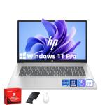 HP 17t Laptop Computer, 17.3" FHD(1920×1080), Intel 10-Core i5-1334U, Backlit KB, Fingerprint, Window 11 Pro Laptop for Business & Students, Redragon Patent Kit, 32GB RAM, 1TB SSD