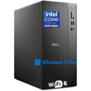 Dell Vostro Desktop Computers Business Tower PC, 16GB DDR5 RAM, 512GB PCIe SSD, 14th Gen Intel Core i3-14100, WiFi 6, Bluetooth, Vostro for Home Student, HDMI, DisplayPort, Windows 11 Pro