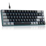 Compact 60% Mechanical Gaming Keyboard with Blue Backlight