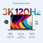 ASUS Vivobook 16 Flip Laptop, Copilot+ PC, 16” OLED 3K 120Hz Touch Display, Intel® Core™ Ultra 7 256V, Intel® Arc™ Graphics, 16GB Memory, 512GB SSD, Matte Gray, TP3607SA-DS74T