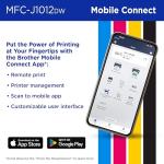 Brother MFC-J1012DW Wireless Colour Inkjet All-in-One Printer with Mobile Device and Duplex Printing, for Home Office and Personal Use, Refresh Subscription Ready
