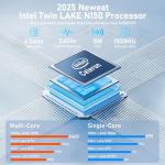 FUNYET Gaming Laptop, 2025 Laptops Computer, 16 Inch Win 11 Pro Lap Top, 16GB RAM 1TB SSD, N150 Processor(up to 3.6GHz), Backlit Keyboard