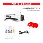 Canon imagePROGRAF TC-21 24" - Large Format Printer, Poster & Plotter Printer, Automatic Roll & Cut Sheet Paper Feeder, Includes 280 ml of Ink, White