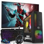 Dell OptiPlex Desktop PC – Intel Core i7, 16GB ARGB RAM, 1TB SSD, 27 Inch Monitor, GT 1030 Graphics, RGB Keyboard with AI Copilot Key, Mouse & RGB Headphones, Windows 11 Home (Renewed)