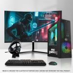 Dell OptiPlex Desktop PC – Intel Core i7, 16GB ARGB RAM, 1TB SSD, 27 Inch Monitor, GT 1030 Graphics, RGB Keyboard with AI Copilot Key, Mouse & RGB Headphones, Windows 11 Home (Renewed)