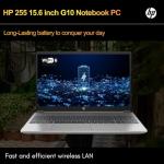 HP 255 G10 Laptop for Home or Work - Lifetime Microsoft Office 365 for Web - 15.6" Full HD - Ryzen 3 7330U (Beat Intel i5-1135G7) - 16GB RAM - 256GB SSD - HDMI - USB-C - Windows 11 w/o Mouse